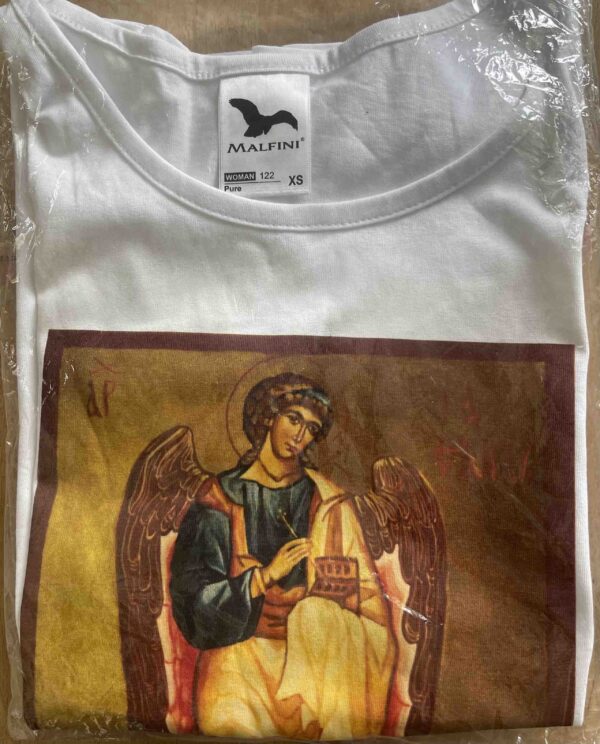 "Archanioł Rafael" T-shirt z nadrukiem XS - obrazek 3