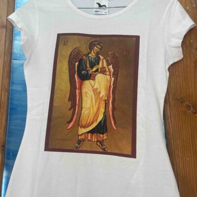 "Archanioł Rafael" T-shirt z nadrukiem XS