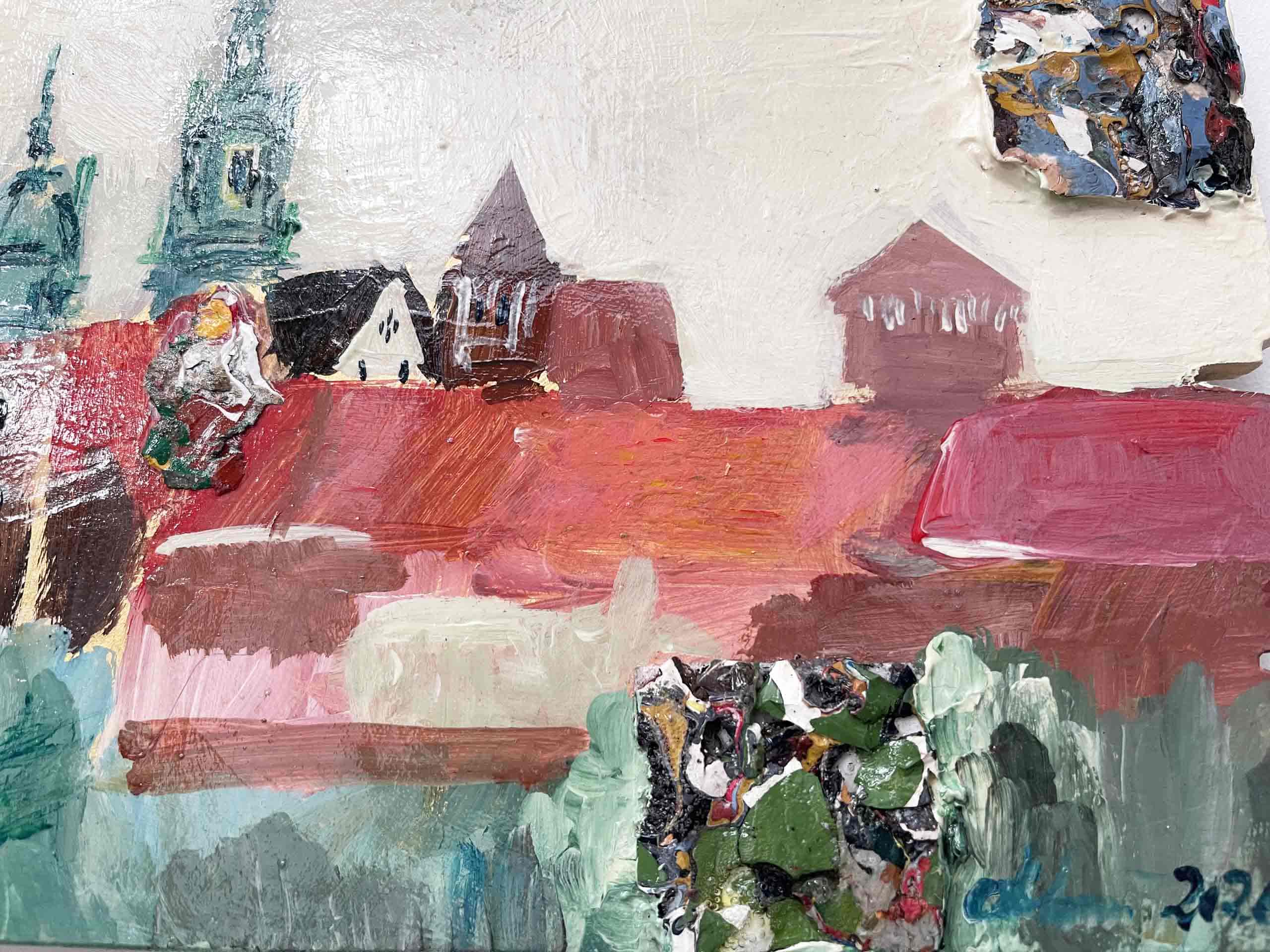 "Wawel" akryl na desce - obrazek 2